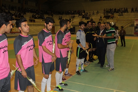 حضورآقای حاجی در سالن ورزشی تختی شاهین شهر