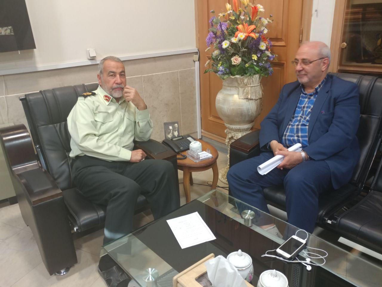 دیدار آقای حاجی با سردار آقا خانی