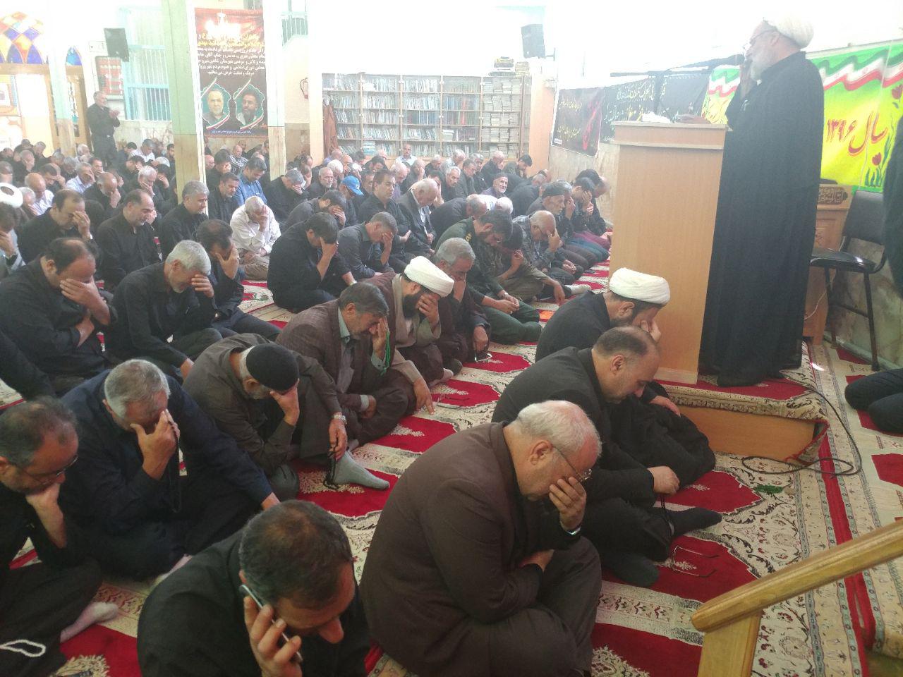 مراسم گرامیداشت شهدای مظلوم حادثه تروریستی ۱۷ خرداد تهران بویژه شهیدان والامقام تقوی و زارع