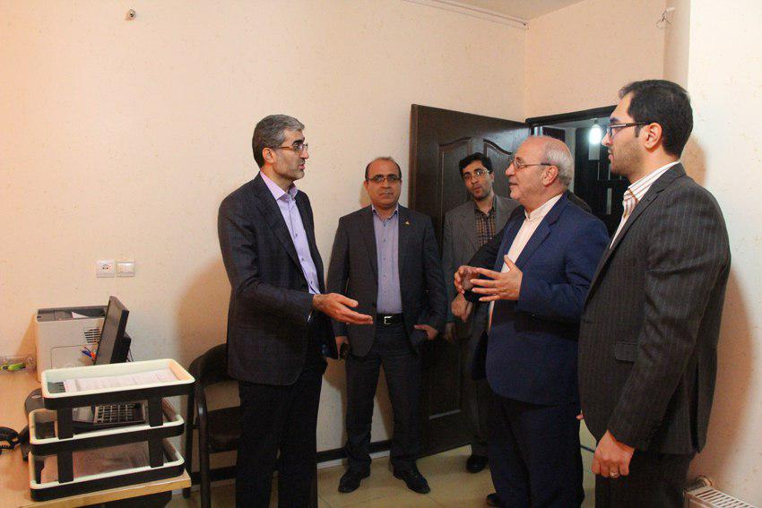 جلسه آقای حاجی با دکتر نورالله زاده مدیر عامل صندوق کارآفرینی امید کشور