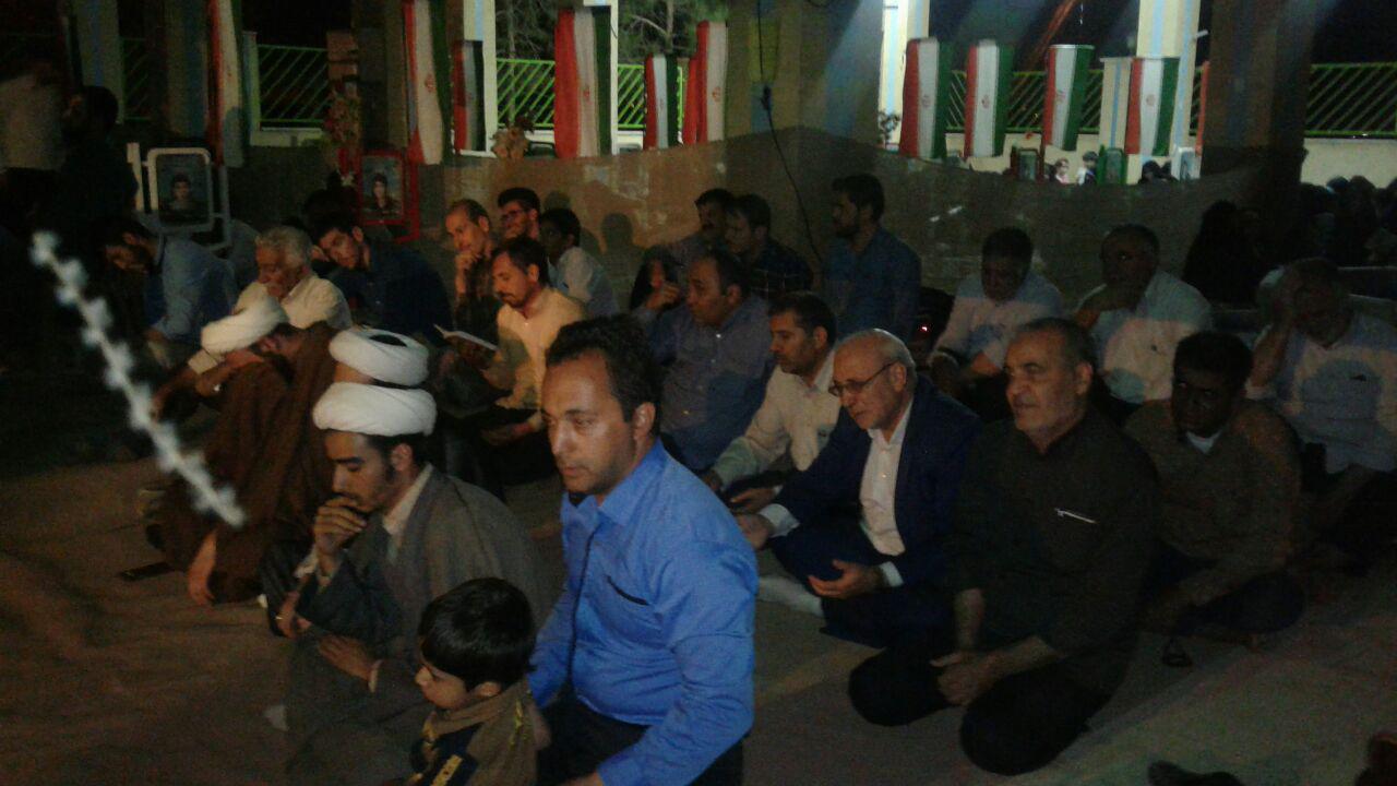گرامیداشت شهدای مدافع حرم، شهیدان قربانی و حججی در گلزار شهدای حاجی آباد با حضور جناب آقای حاجی