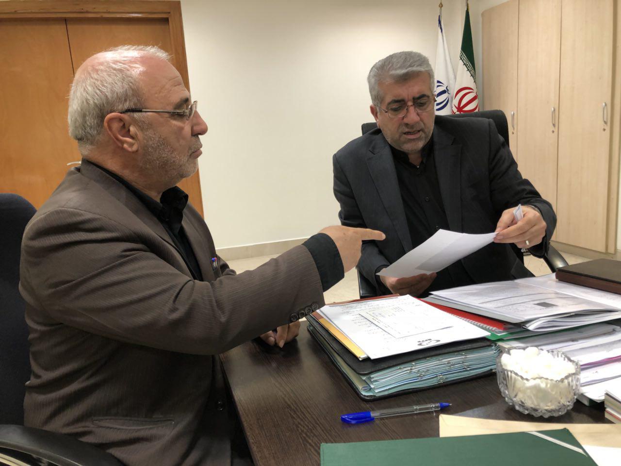 دیدار آقای حاجی با وزیر نیرو