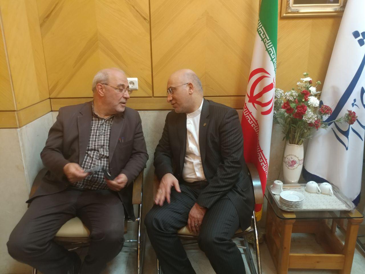 دیدار آقای حاجی با دکتر مجید صدری مدیر عامل شرکت مخابرات ایران