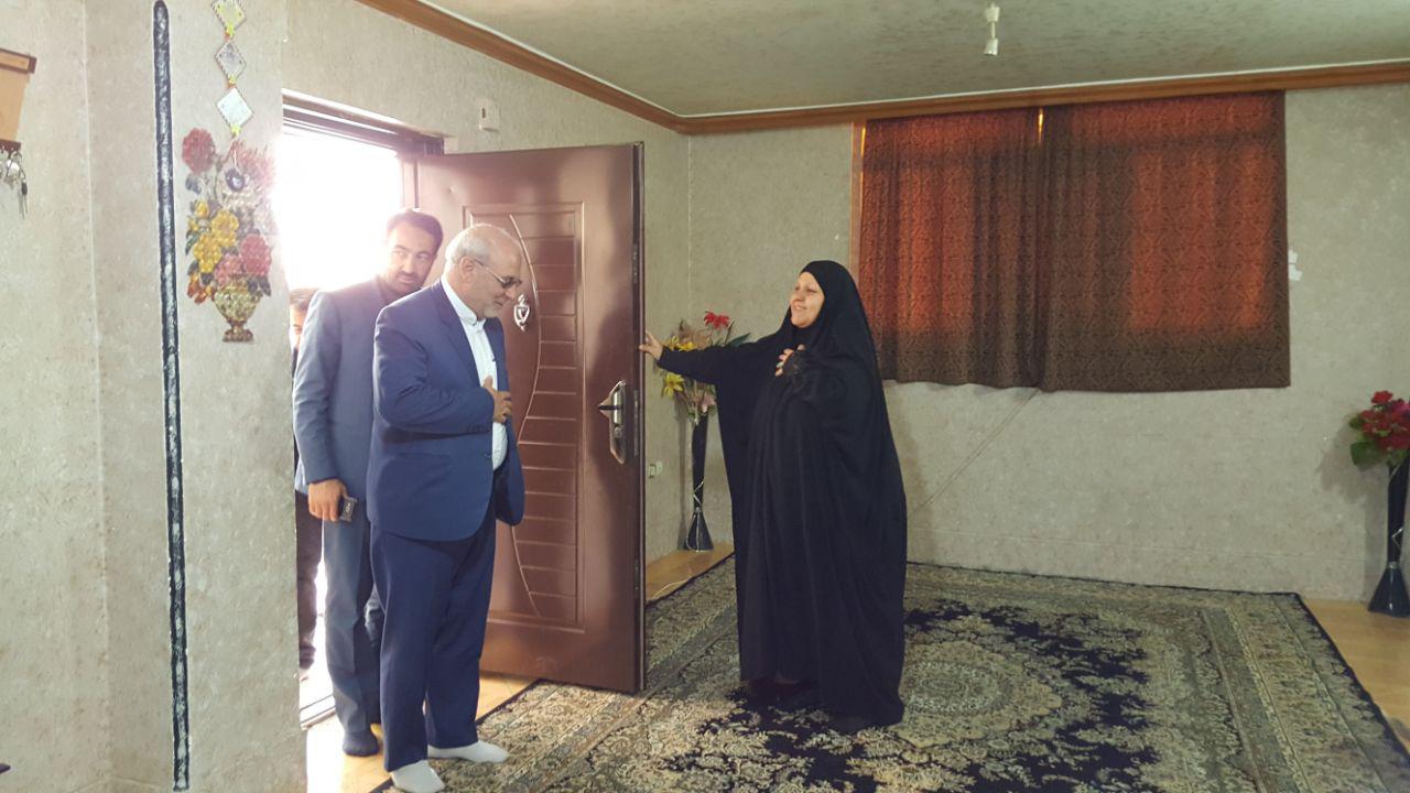 دیدار با خانواده معظم شهیدان ریزانه،مجداوی،زمانی و نیکنامی