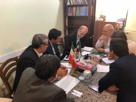 دیدار با مهندس حسن نیا معاون وزیر و رئیس سازمان راهداری کشور