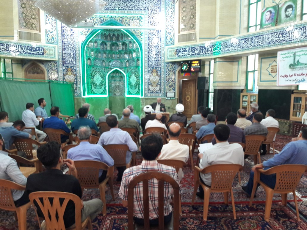 ⭕جلسه سیاسی صبح امروز  آقای حاجی در مسجد آل محمد (ص) اصفهان