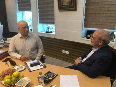 دیدار با دکتر صدری مدیر عامل شرکت مخابرات ایران