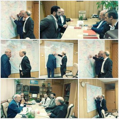 جلسه آقای حاجی با مهندس جانباز معاون وزیر نیرو و مدیر عامل شرکت مهندسی آب و فاضلاب کشور