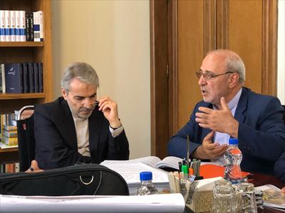 جلسه آقای حاجی با دکتر نوبخت معاون رئیس جمهور و رئیس سازمان برنامه و بودجه کشور