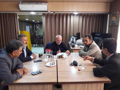 🔷دیدار و گفتگوی شهردار و اعضای شورای اسلامی گز برخوار با آقای حاجی