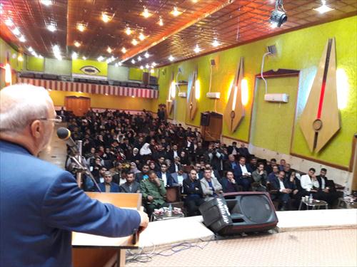 سخنرانی آقای حاجی در مراسم تجلیل از ورزشکاران بسیجی شهرستان برخوار