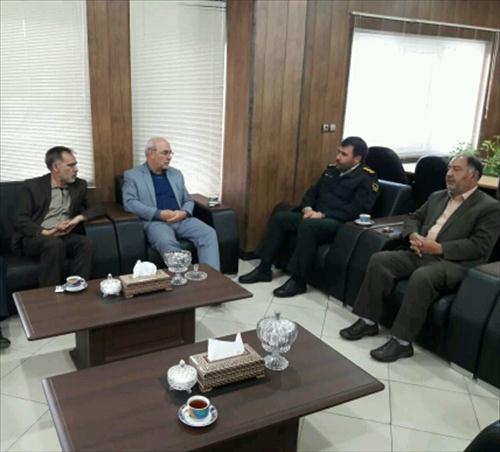 🔴 دیدار آقای حاجی با فرمانده جدید انتظامی شهرستان شاهین شهر و میمه