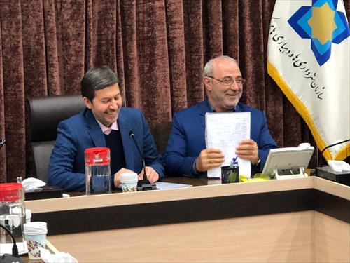 جلسه آقای حاجی با دکتر جمالی نژاد معاون وزیر و رئیس سازمان شهرداری ها و دهیاری های کشور