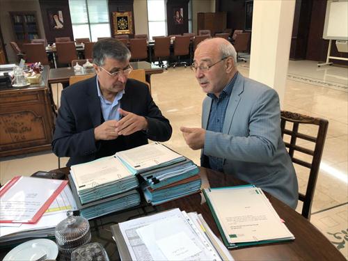 🔶صبح امروز شنبه و در تهران انجام شد :از دیدار با وزیر راه تا رایزنی برای مترو شاهین شهر