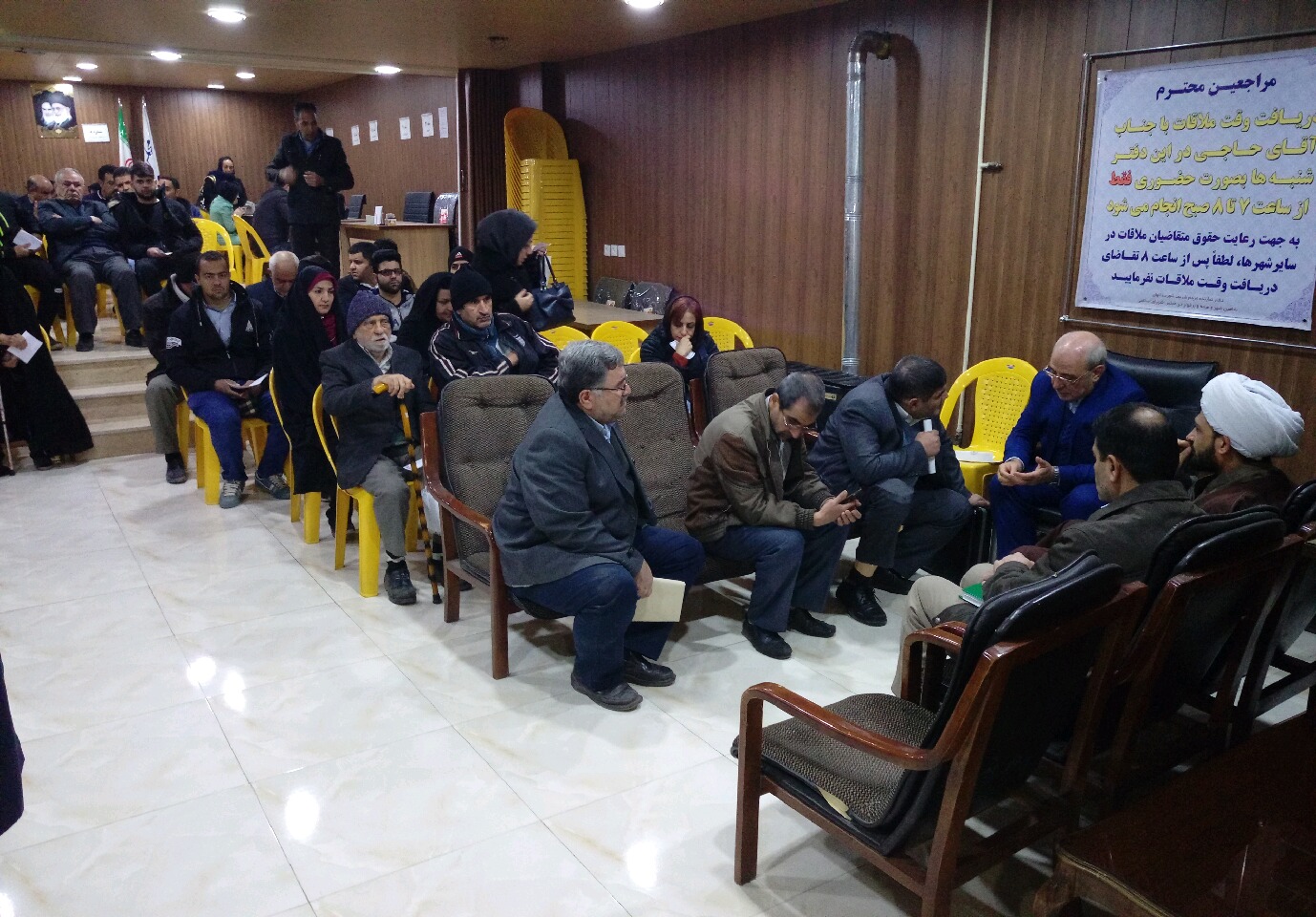 ملاقات مردمی آقای حاجی/ امروز شنبه ۲۲ دیماه ۱۳۹۷