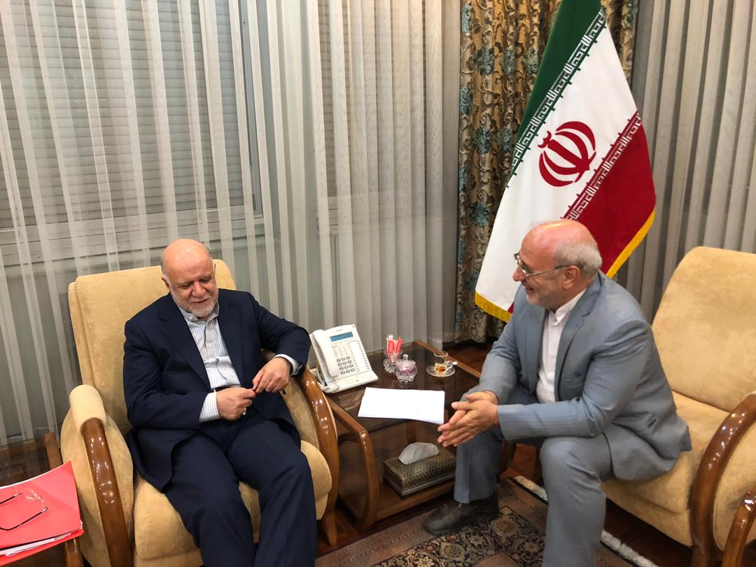 🔴 جلسه آقای حاجی با بیژن نامدار زنگنه وزیر نفت