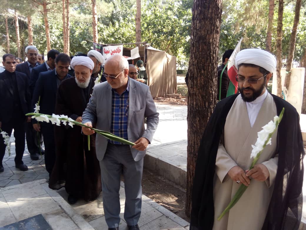 مراسم استقبال از حجت‌الاسلام والمسلمین هاشمی امام جمعه جدید شاهین شهر