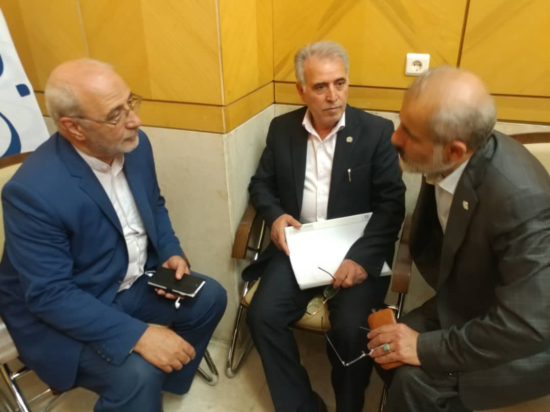 دیدار با مدیرعامل شرکت مخابرات ایران و قائم مقام بانک تجارت