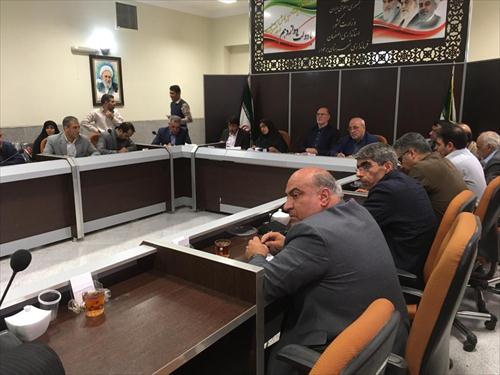 ⏹جلسه جمع بندی بازدید سرکار خانم دکتر ترابی مدیرکل دفتر برنامه ریزی کلان آب و آبفای کشور