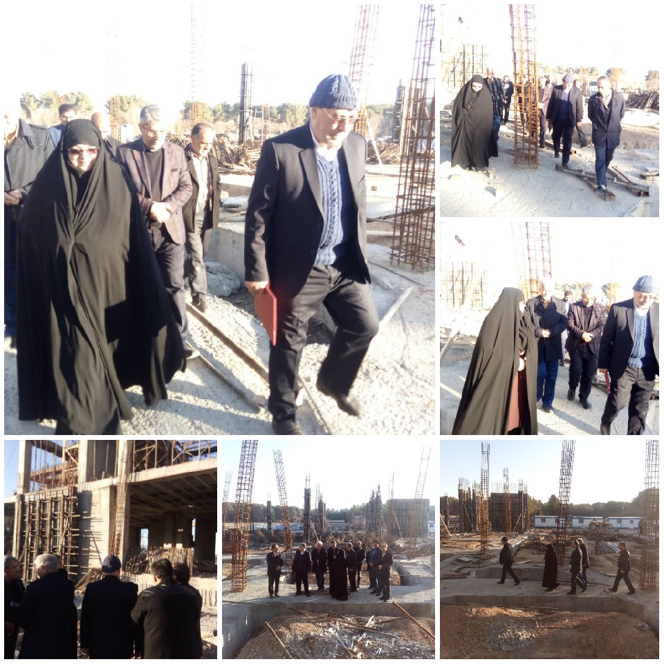 بازدید سرکار خانم دکتر چنگیز رئیس دانشگاه علوم پزشکی اصفهان از بیمارستان برخوار