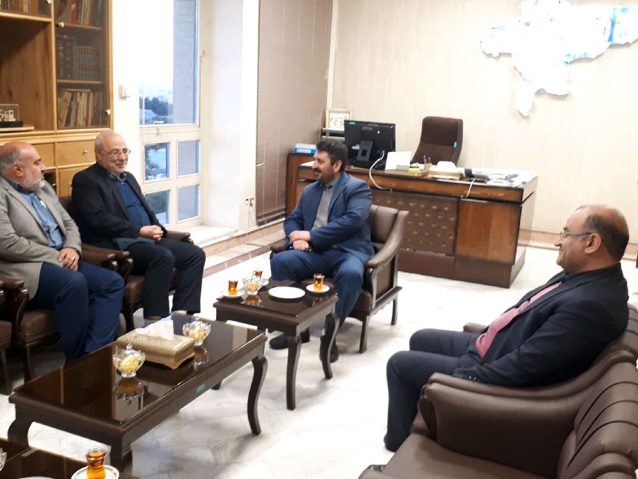 📌 دیدار با مرادمند رئیس سازمان جهاد کشاورزی استان اصفهان است
