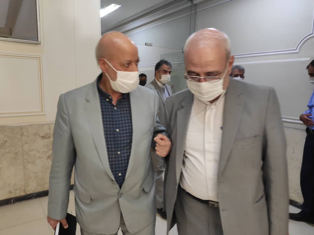 جلسه آقای حاجی با دکتر رضایی استاندار اصفهان