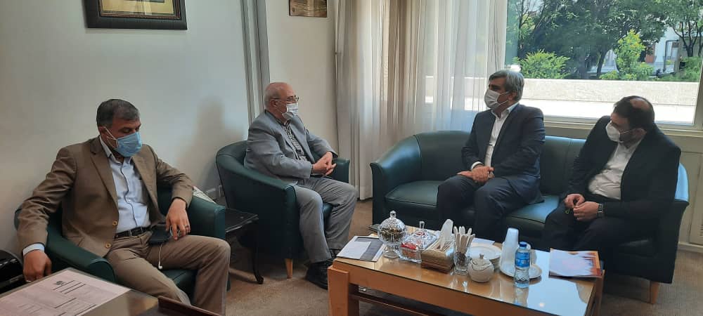 دیدار مدیرعامل سازمان تأمین اجتماعی کشور با آقای حاجی
