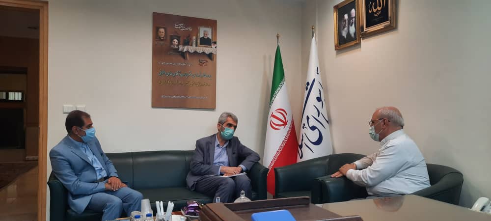 دیدارمعاون نظارت و مدیر کل نظارت بر قوانین مجلس با آقای حاجی