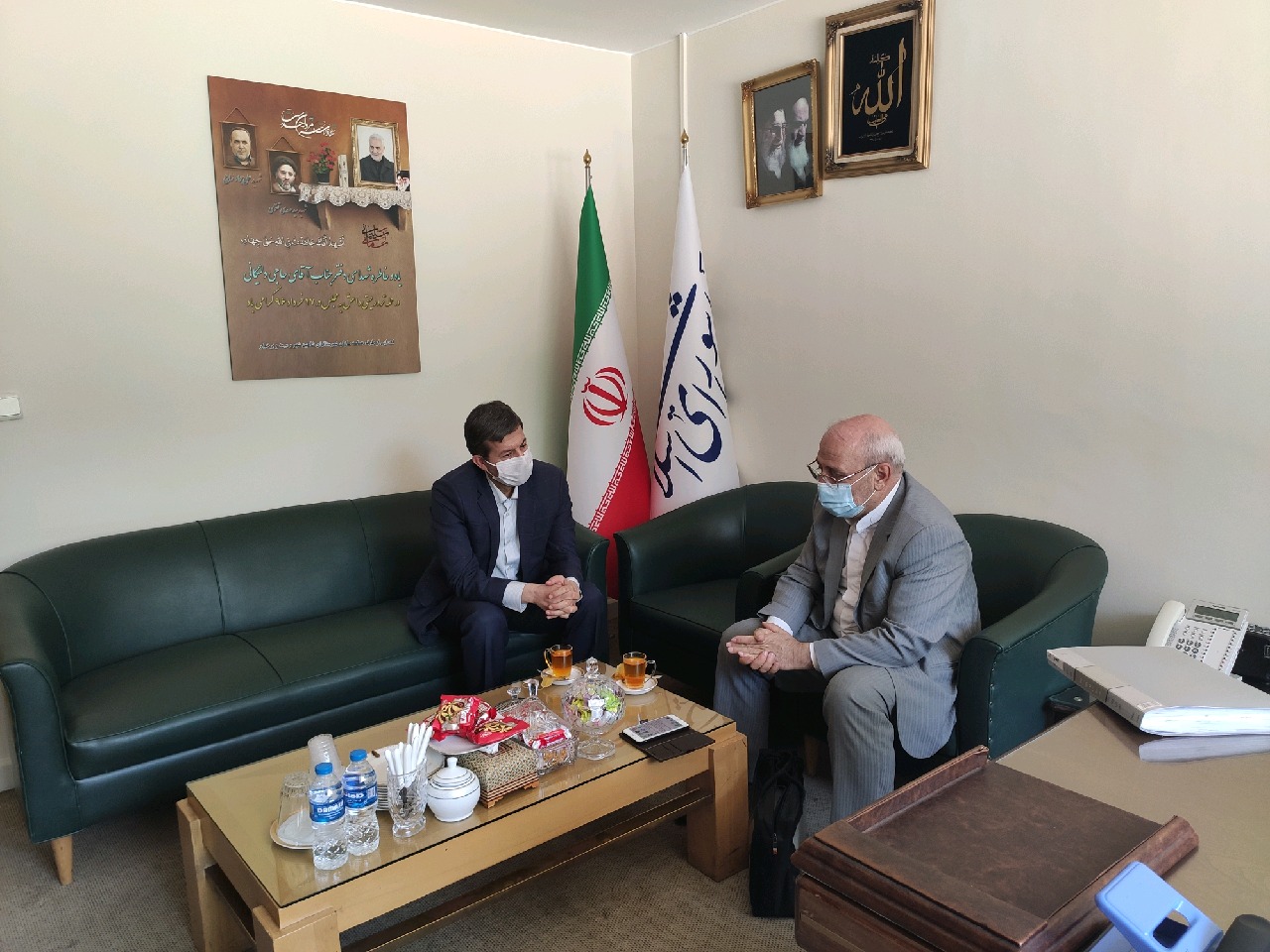 جمالی نژاد معاون عمرانی وزیر کشور با آقای حاجی دیدار و گفتگو کرد