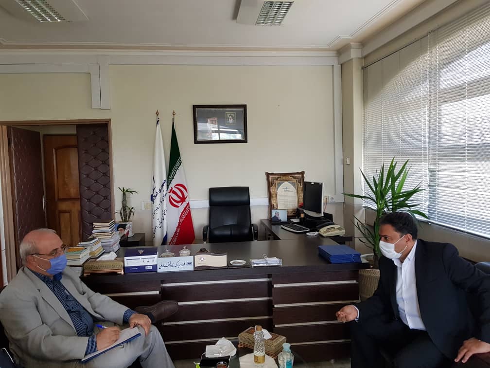 جلسه حسینعلی حاجی با مدیر کل کار، تعاون و رفاه اجتماعی استان اصفهان