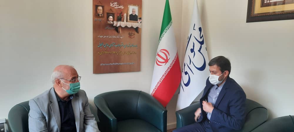 جلسه دکتر جمالی نژاد معاون عمرانی وزیر کشور با آقای حاجی