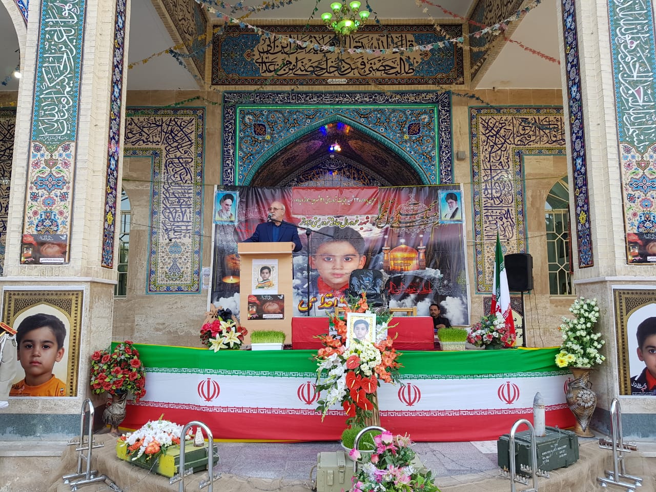 مراسم سومین سالگرد شهادت مظلومانه شهید خردسال محمد طاها اقدامی