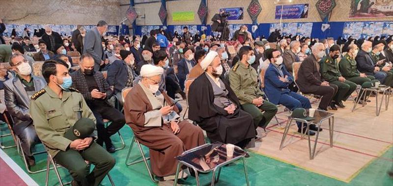 حضور آقای حاجی در مراسم یادواره شهدای شهر گز برخوار