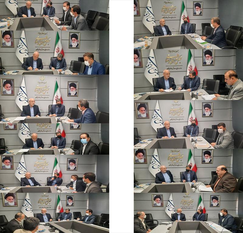 جلسه مشترک شهرداران شهرهای حوزه انتخابیه با دکتر جمالی نژاد
