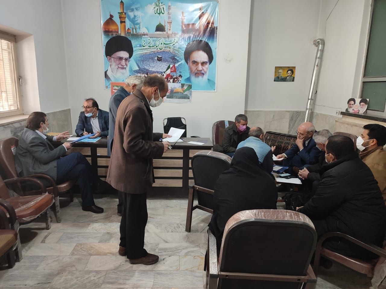 ملاقات مردمی آقای حاجی در بخش میمه و حضور در نماز جمعه شهر گز
