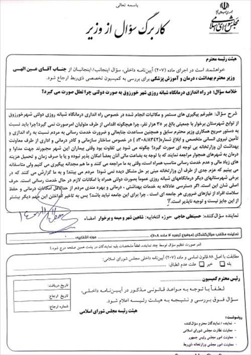 کوتاهی مجموعه وزارت بهداشت زیر تیغ نظارت مجلس…