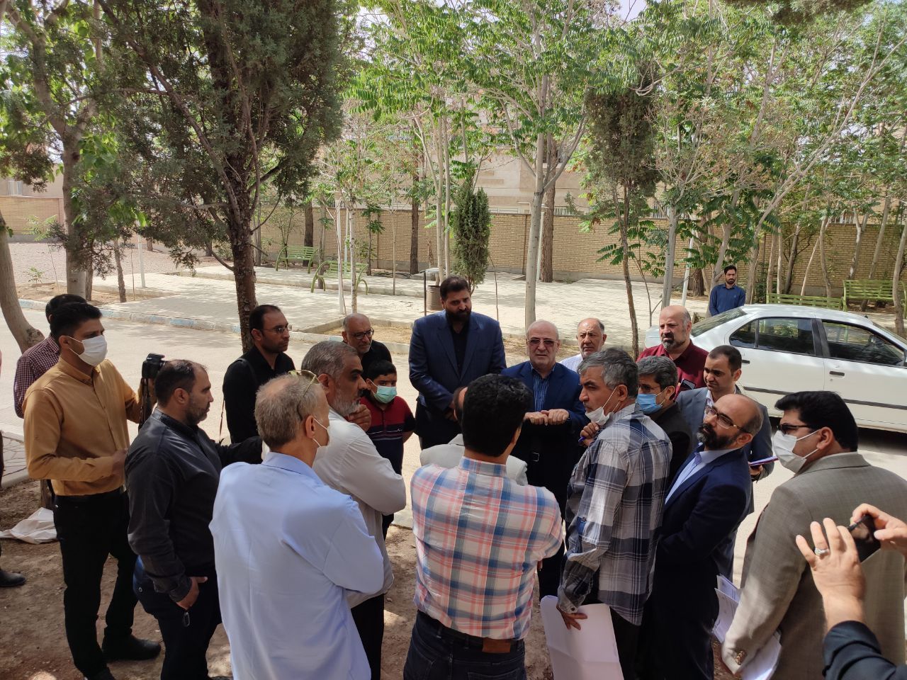 بازدید آقای حاجی از مرکز جامع سلامت دستگرد برخوار