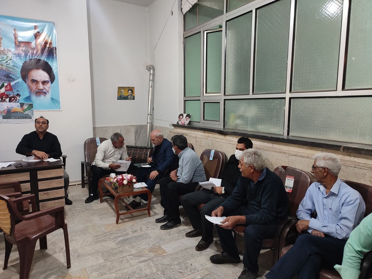ملاقات مردمی آقای حاجی در دفتر بخش میمه