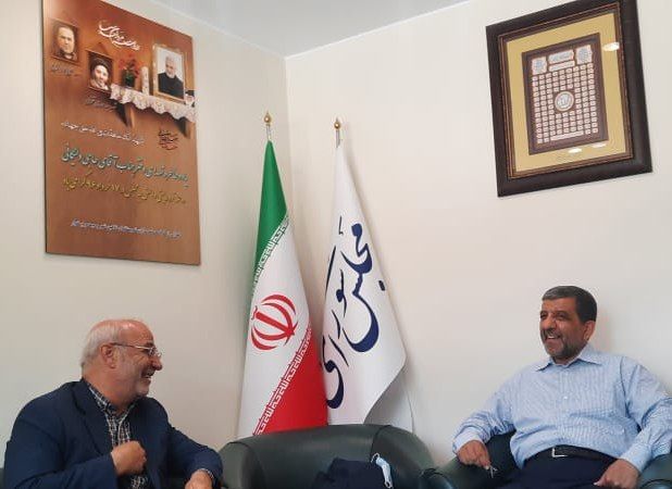 دیدار وزیر میراث فرهنگی صنایع دستی و گردشگری با آقای حاجی