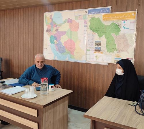 سرپرست تامین اجتماعی شعبه شاهین شهر با آقای حاجی دیدار کرد