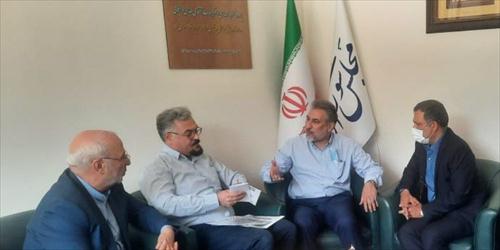 دیدار معاون غذا و داروی وزارت بهداشت درمان و آموزش پزشکی با آقای حاجی