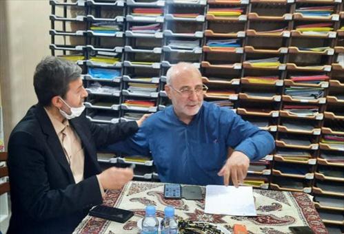 حضور معاون عمرانی وزیر کشور در دفتر آقای حاجی