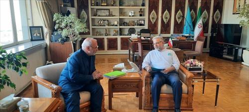 دیدار و گفتگوی جناب آقای حاجی با سرپرست وزارت تعاون کار و رفاه اجتماعی