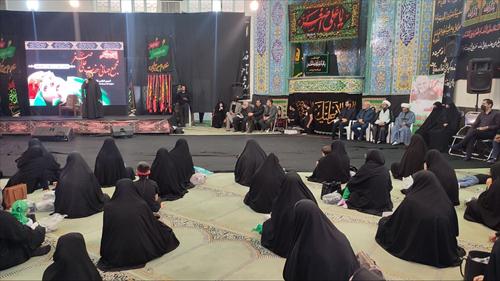 حضور آقای حاجی در مراسم شیرخوارگان حسینی