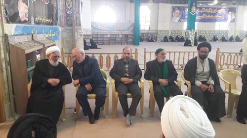 حضور حسینعلی حاجی دلیگانی در مراسم بزرگداشت حضرت آیت الله ناصری دولت آبادی