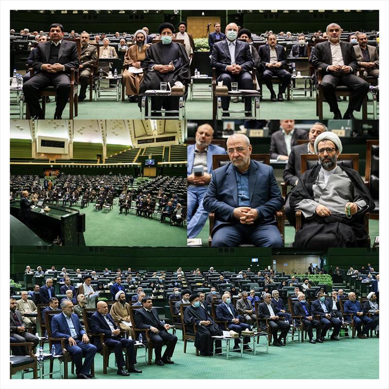 جلسه مشترک دولت و مجلس از زاویه دوربین
