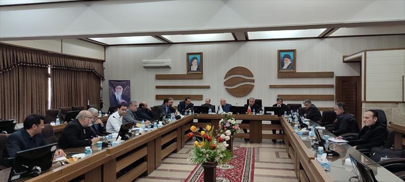 نشست مشترک مدیر کل مدیریت بحران استانداری،مدیر عامل شرکت آب منطقه‌ای و جمعی از مسئولان استانی با حضور آقای حاجی