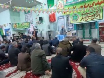 نشست انتخاباتی حسینعلی حاجی دليگانی در محله گلدیس شاهین شهر