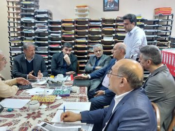 در دفتر جناب آقای حاجی برگزار شد:جلسه بررسی وضعیت پروژه های عمرانی حوزه انتخابیه
