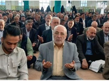 مراسم تحویل سال نو در حرم مطهر امامزاده نرمی علیه‌السلام